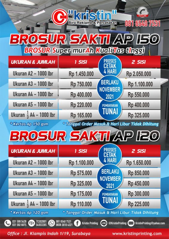 Kristin Printing Cetak Murah Surabaya