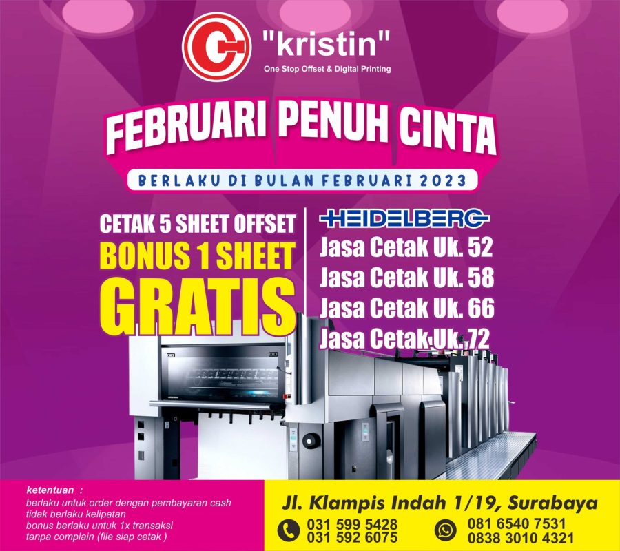 Kristin Printing Cetak Murah Surabaya
