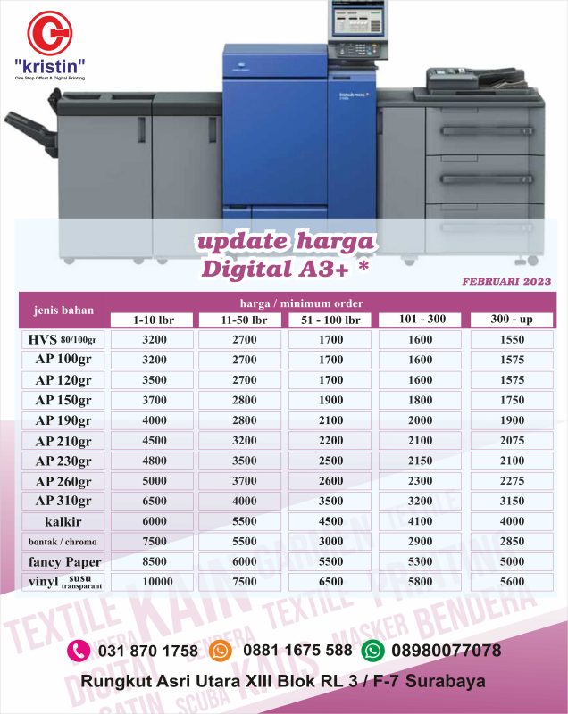 Kristin Printing Cetak Murah Surabaya